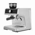 Espresso Coffee Maker with Milk Frother, Brushed Stainless Steel Espresso Machine with Grinder, and Espresso Machine for Home Barista Cuppuccino Machine Use