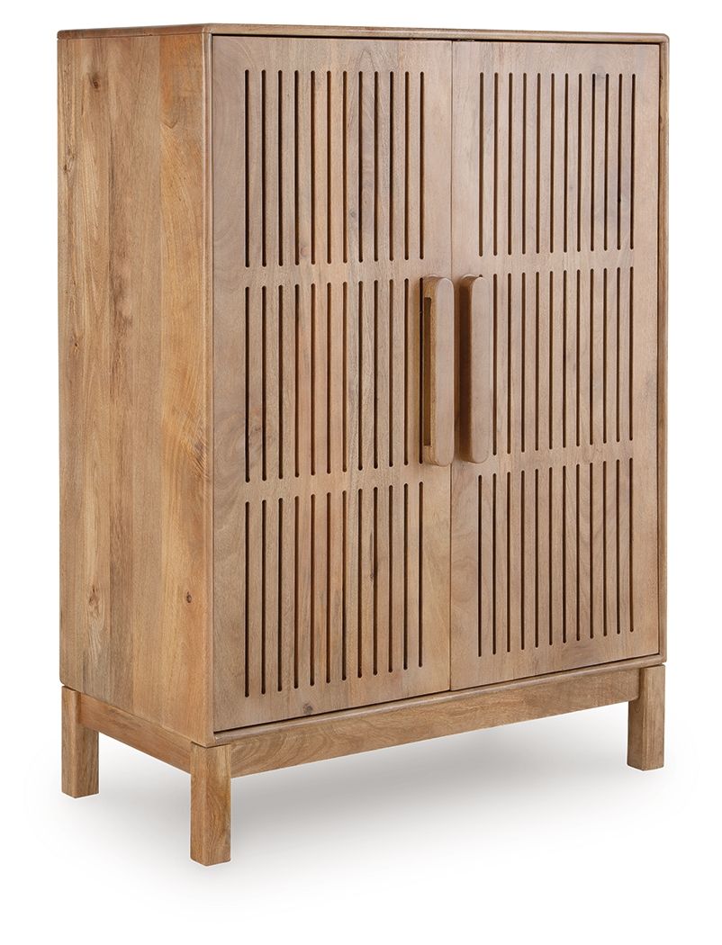 Pellamour - Bar Cabinet - Natural Brown