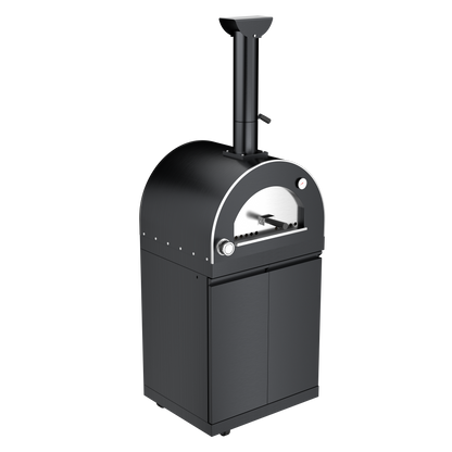 Black 128-Inch Double Stainless Steel Gas Outdoor Kitchen
