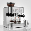 Espresso Machine Built for Cafe Quality, Conical Burr Grinder, PID Temperature Control, 9-Bar Pressure