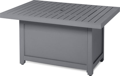 Patioflame Table - Patio Elegance Hamptons Rectangle Fire Table
