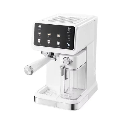 220V Touch Screen Coffee Machine for Home 20Bar Espresso Maker with Milk Frother Automatic Coffee Brewer Energy Saving