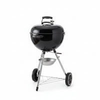 Charcoal Kettle Grill Built for Outdoor Entertaining, Round Apple Design, Portable Cast Iron, Durable Steel Construction
