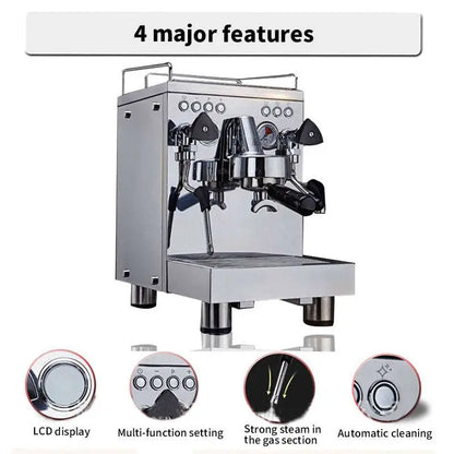 Stainless Steel Semi-automatic Espresso Machine